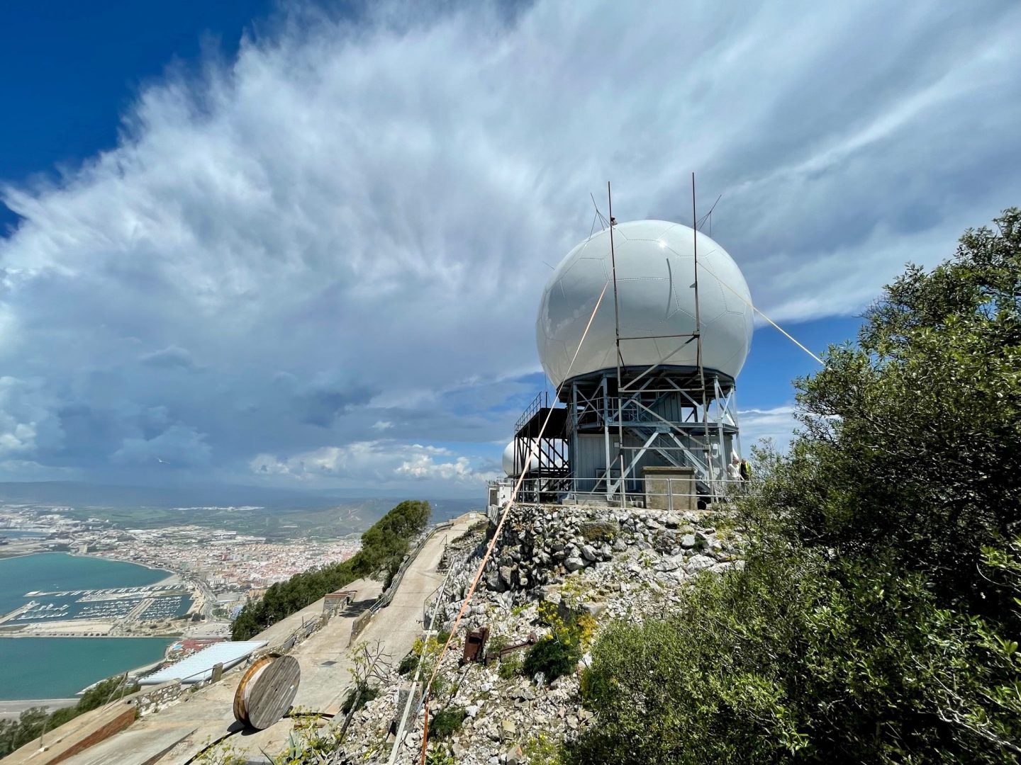 Radar on Rock of Gibraltar